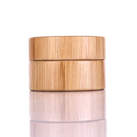 LEORX Makeup Containers Bamboo Bottle Easy to Carry Cosmetic Packaging for Women on Travel 1PC