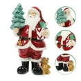 thumbnail image 1 of LEORX Resin Santa Claus Figurine Christmas Decoration for Home Festival Tabletop Decor, 1 of 5