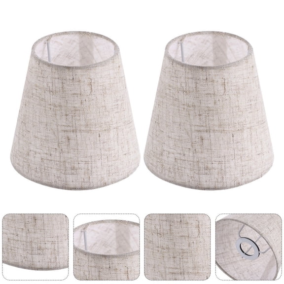 LEORX Cloth Light Shade Cover 3Pcs Modern Lampshade for Home Decorative Diffuse Lighting Multi Color 11.8x5.5x5.1in