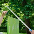 thumbnail image 1 of LEORX Closet Rod For Hanging Clothes Reach Garment Pole Plastic 1Pack, 1 of 7