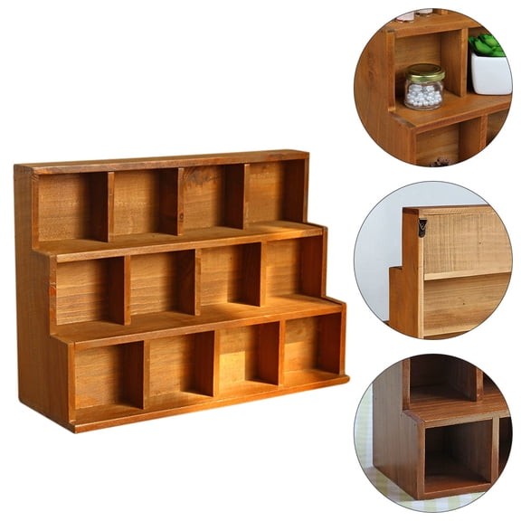 LEORX Tabletop Organizer Home Decoration 1Set 14.86X10.61X5.11in