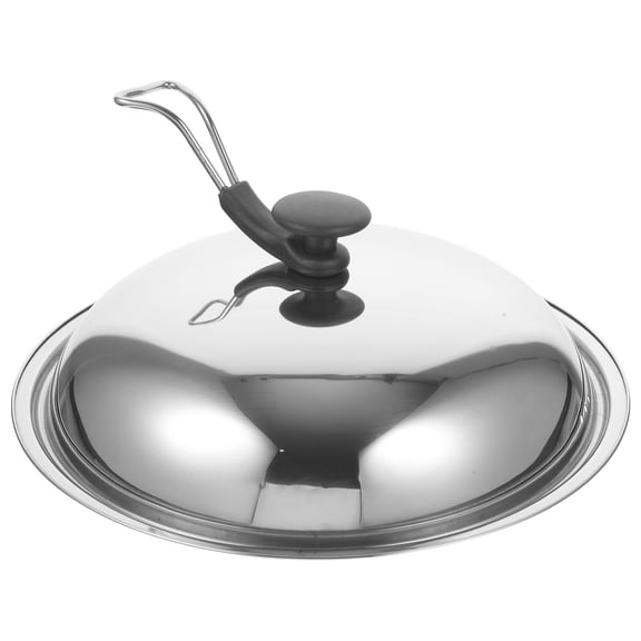 LEORX Cooking Pan Lid Stainless Steel Steam Retention Silver 1Set