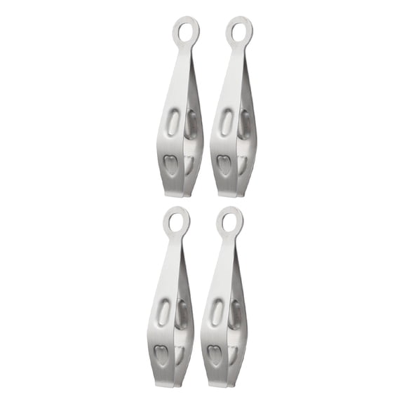 LEORX Metal Chicken Tweezers Tweezer Easy Operation 4pcs