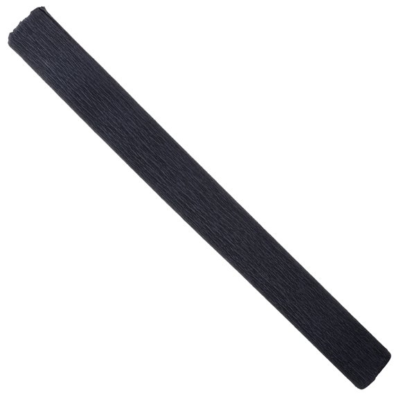 LEORX Craft Crepe Paper 1 Roll Black for Flower Making and Decorative Artwork Christmas Wedding Birthday