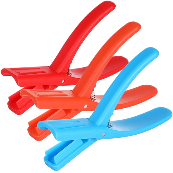 LEORX Crawfish Shucker Tool 6Pcs Orange Plastic Ergonomic Grip For Quick Seafood Prep