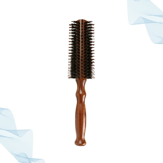 LEORX Creative Roller Comb with Massage Spikes for Hair Detangling Brown Plastic