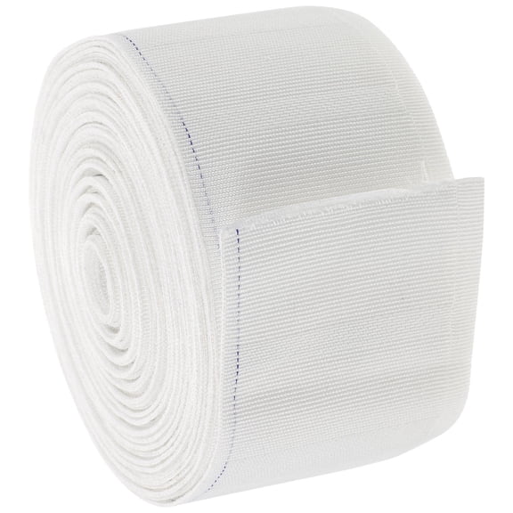 LEORX Curtain Tape Shower Curtains DIY Curtain Pleated Tape for Curtains Cotton White 1000X7.5CM