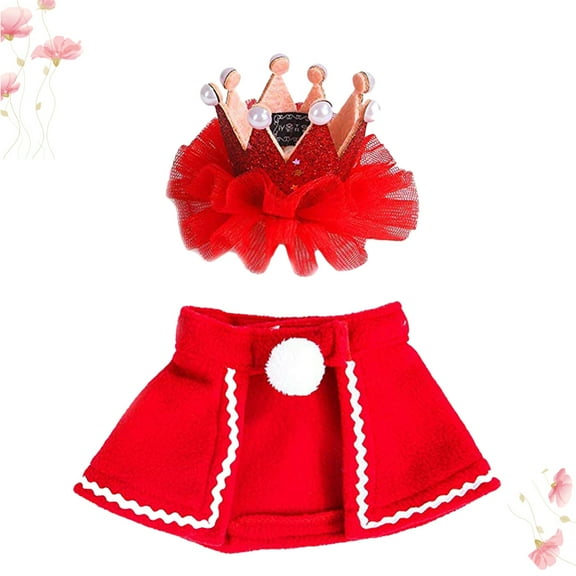 LEORX Cute Cat Accessories Pet Cloak Assorted Color Cat Holiday Outfits 1 x Pet Crown