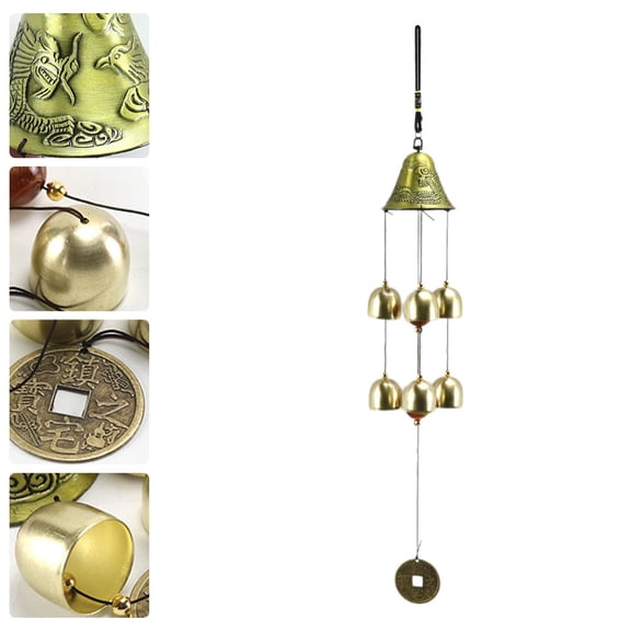 LEORX Decorative Wind Bell Alloy Bronze Outdoor Pc