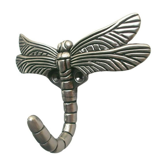 LEORX Dragonfly Iron Hook Coffee for Coats, Towels, Hats - Sturdy, Elegant, Retro Decor for Home