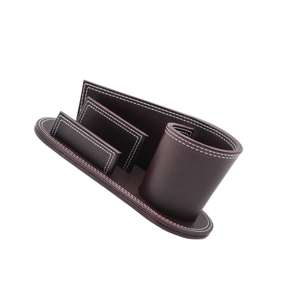LEORX Desk Organizer Men High Density Board Coffee 1Pcs for Professional Use