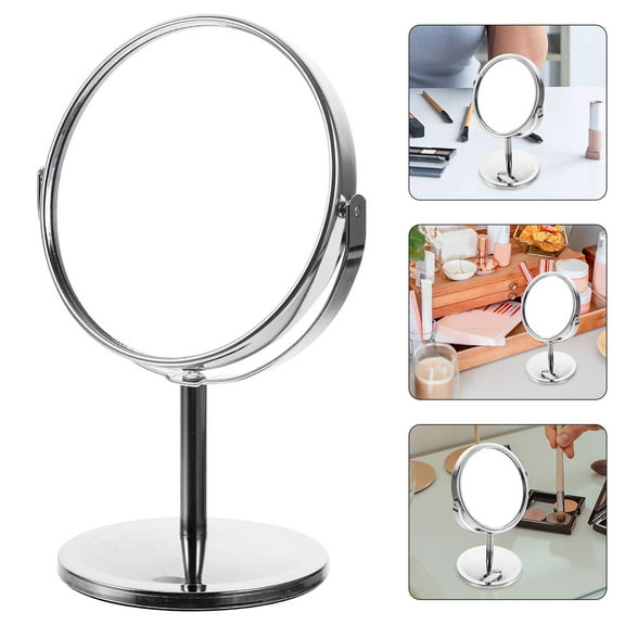 LEORX Desk Vanity Mirror 1Set Classic Style 4Inch Size For Women In Bedroom