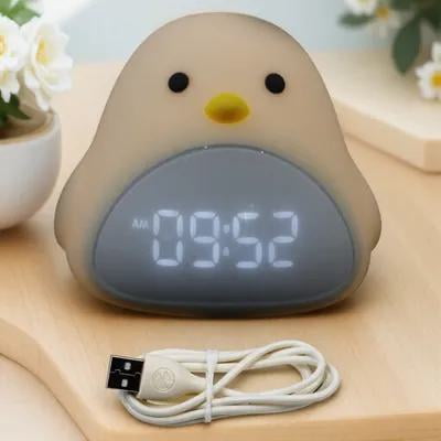 LEORX Desktop Lamp Night Light Time Bird Smart Timer White ABS Modern 1 Set
