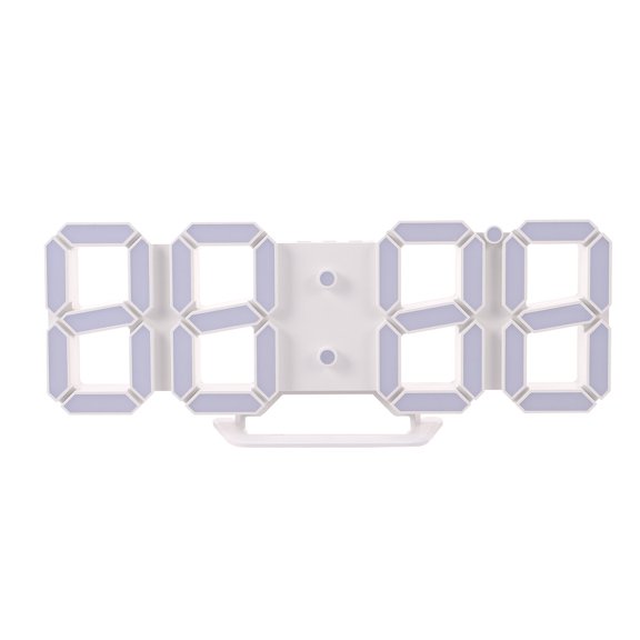LEORX Digital Alarm Clock 3D LED Digital Clock Saving for Home Decoration 1Pcs