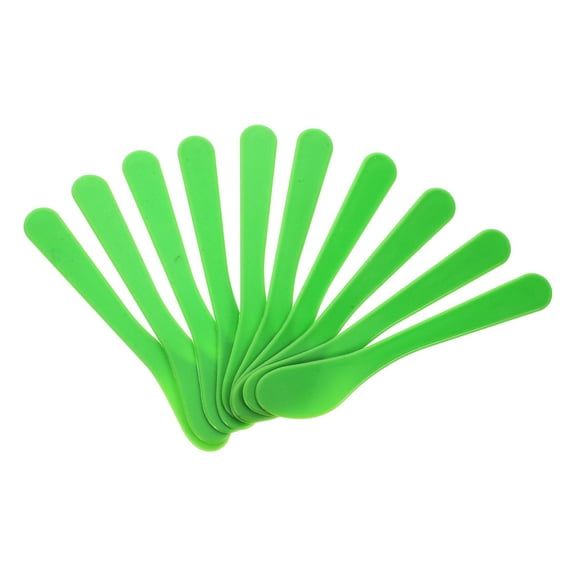 LEORX Disposable Makeup Spatula for Mixing Sampling Perfect for Face Cream Lotions 10 Pcs Assorted Color