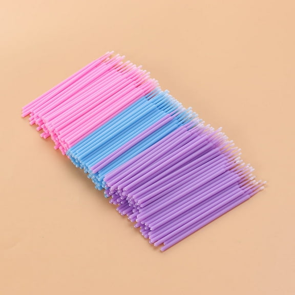 LEORX Disposable Micro Applicator Brush for Makeup Use Great for Eyelash Extension and Nail Art 300pcs