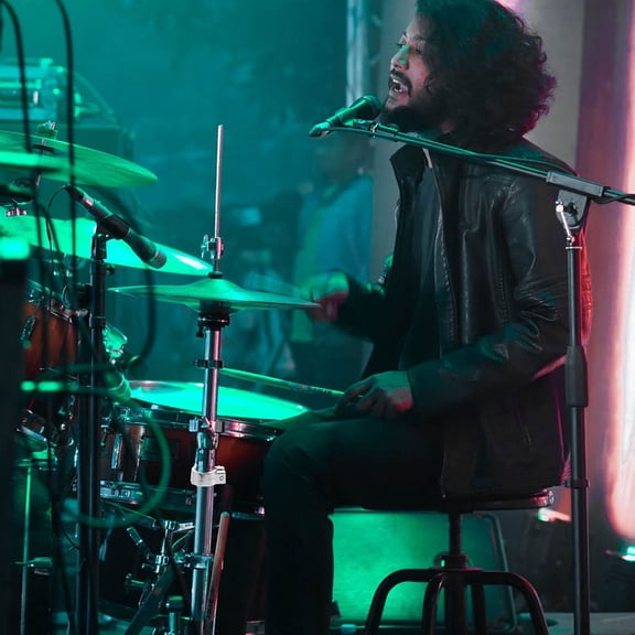 LEORX Drum Stand Memory Lock Metal Cowbell Bracket Clamp 1Set for Setting Up Drum Set 0.9in Diameter