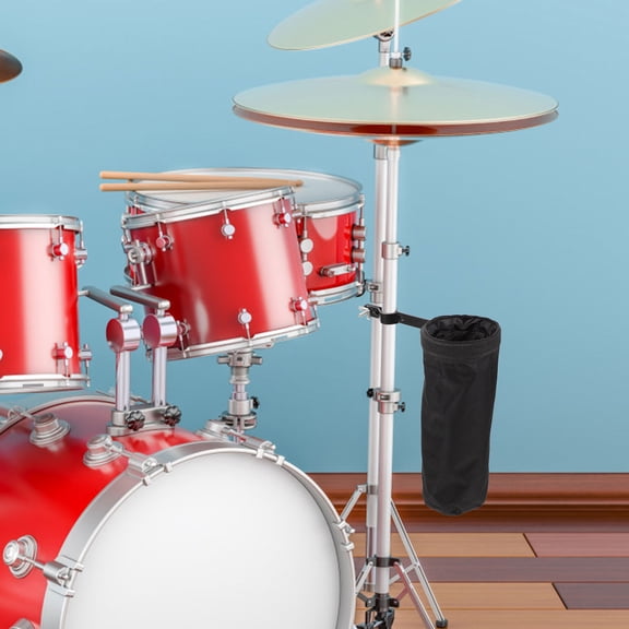 LEORX Drumstick Organizer Black Drumstick Case for Outing Performances 1Pcs