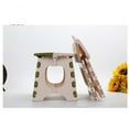 thumbnail image 1 of LEORX Durable Green Plastic Folding Step Stool for Travel Lightweight Portable Design Size Large, 1 of 4