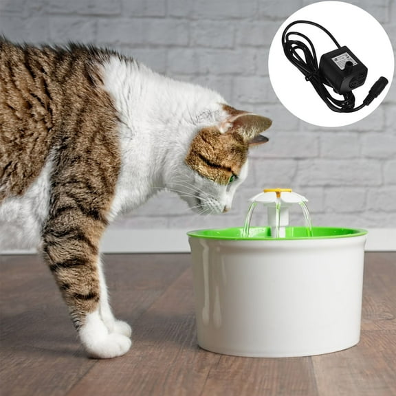 LEORX Brushless Dc Water Pump Black for Pet Fountain Quiet Compact Easy Maintenance