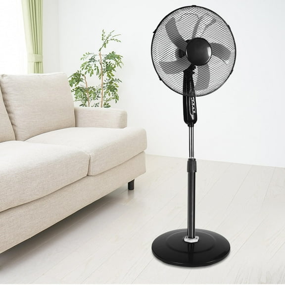 LEORX Electric Pedestal Fan Stainless Floor Support Rod