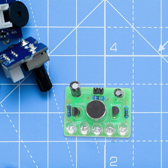 LEORX Electronic Component Soldering Set for DIY Projects PCB Green Soldering Kit 1 Set