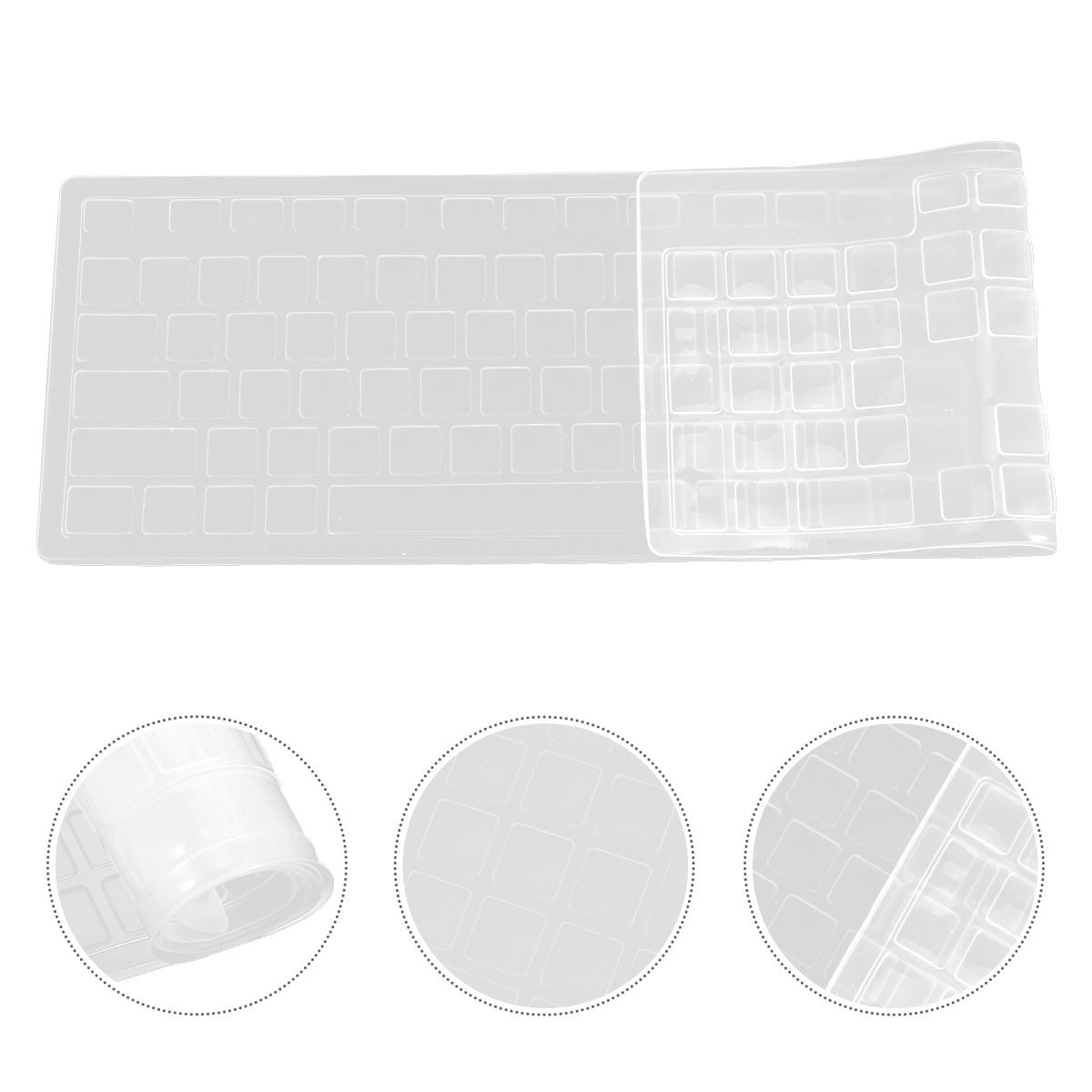 LEORX Ergonomic Keyboard Protector Transparent Cover KM: Electronics ...