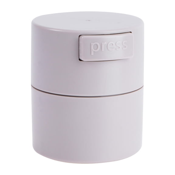 LEORX Eyelash Glue Container 1Pack ABS Material Matte Finish Round Shape Travel Home Use Women Makeup Artists