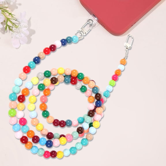 LEORX Cute Phone Lanyard Easy Access Multi 1 Set 0.8x48in Plastic