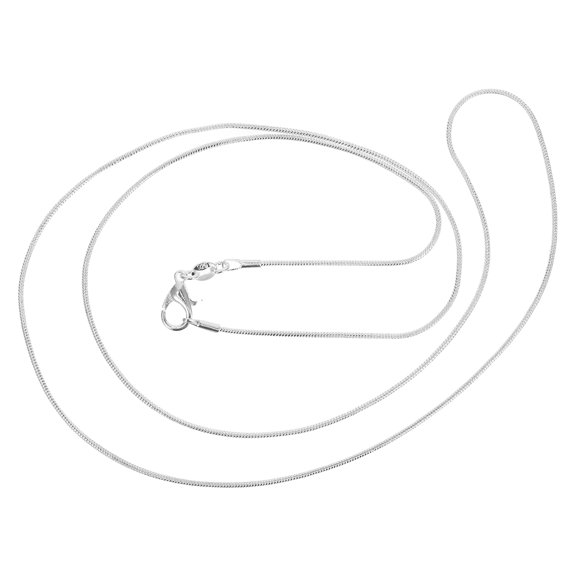 LEORX Fashionable Silver Plated Snake Chain Necklace For Men Women Elegant Design Present For Any Occasion