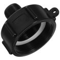 thumbnail image 1 of LEORX Fine Thread Adapter Black Plastic for IBC Tote Fitting in Chemical Transfer 1Pcs, 1 of 6