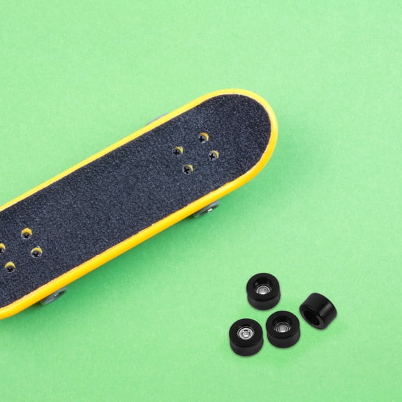 LEORX Finger Skateboard Wheels and Bearings 4Pcs Smooth Performance Collectors