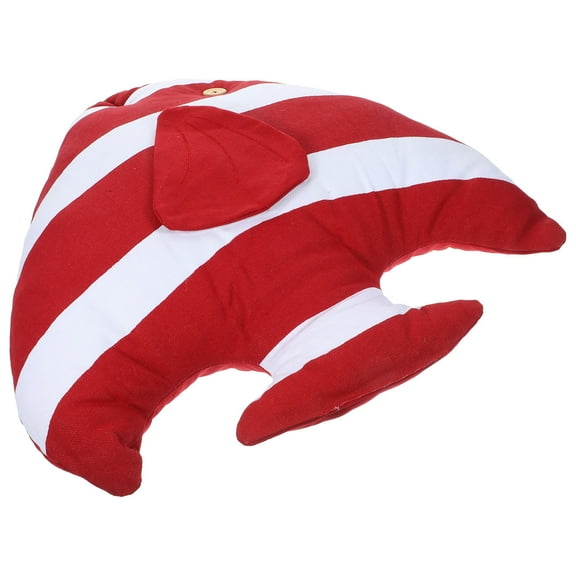 LEORX Fish Shape Cushion Fish Modeling Pillow Red PP Cotton Resilience Home Decoration 1Pack
