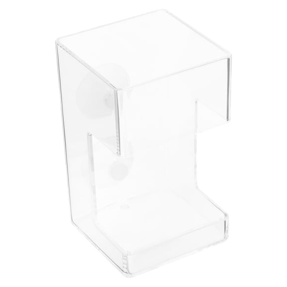 LEORX Fish Tank Fish Food Feeder Clear Aquarium Feeding Ring with Suction Cup