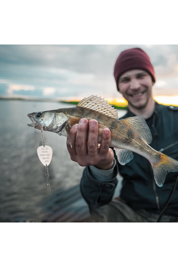 Fish Themed Keychain Fish Hook Pendant Fishing Anti Loss Keychain 1Pcs