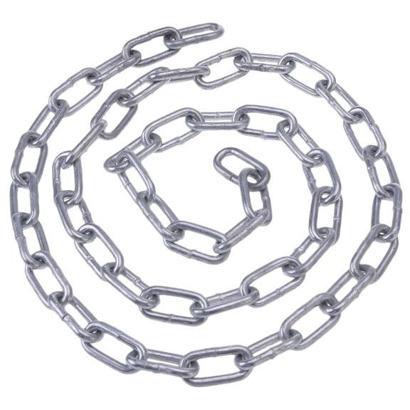 LEORX Flat Chain Zinc Plated Coil Chain Silver For General Purpose 1Pack