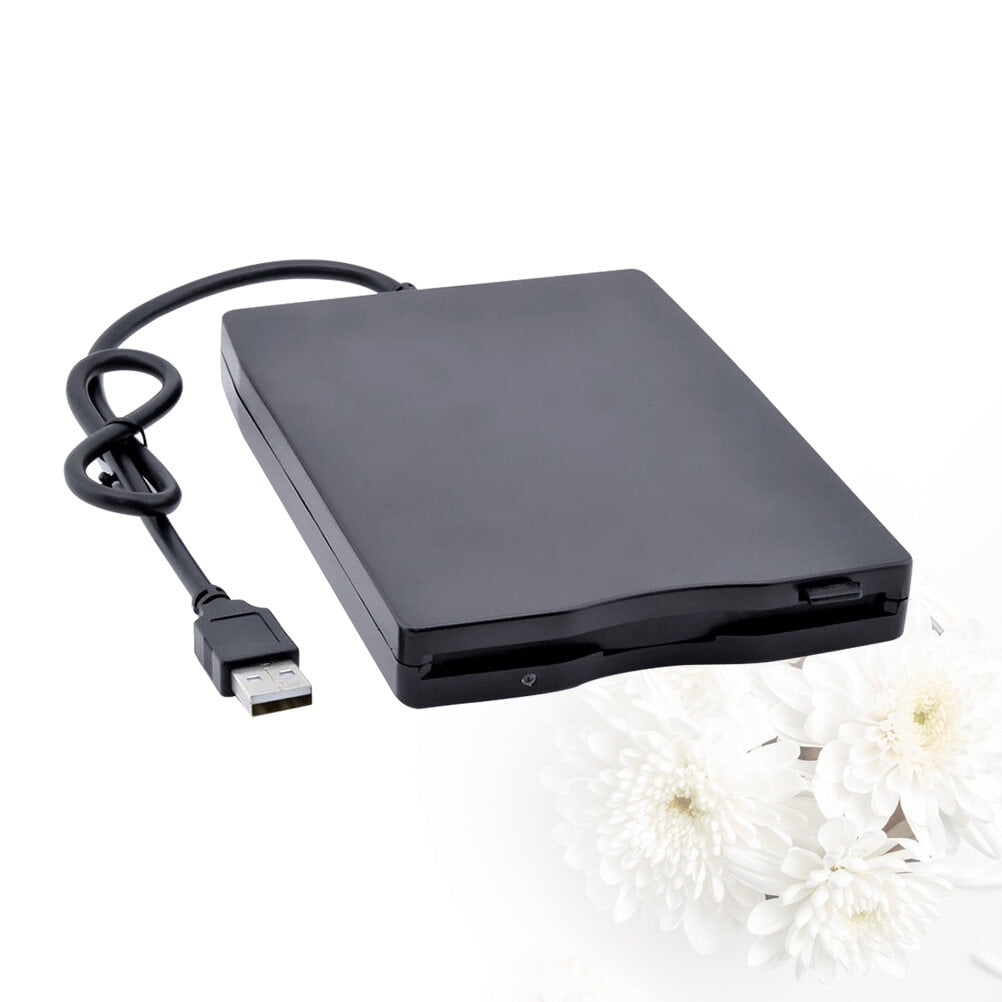 LEORX Floppy Disk Driver Diskette Data .5 USB External Black - Walmart.com