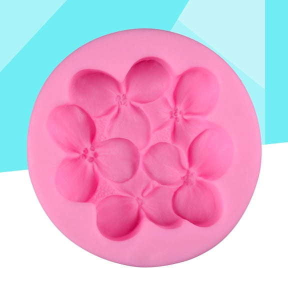 LEORX Fondant Flower Pink Silicone Heat Parties 1Set