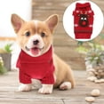thumbnail image 1 of LEORX Leorx Red Pet Sweater for Dogs - Holiday Themed Warm and Stylish, 1 of 8