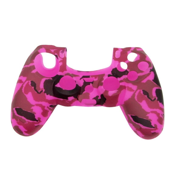 LEORX Gaming Accessories for Controller Grip Cover Silicone Rosy Camouflage Secure Fit 1Set