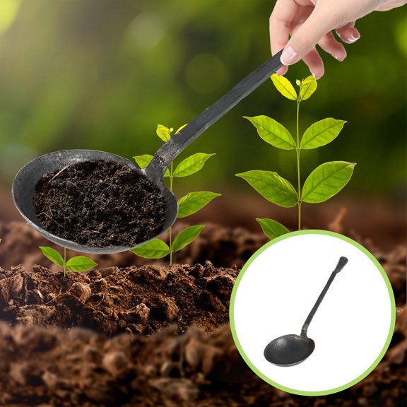 LEORX Ergonomic Multi Functional Soil Excavator Spoon Garden Shovel Metal