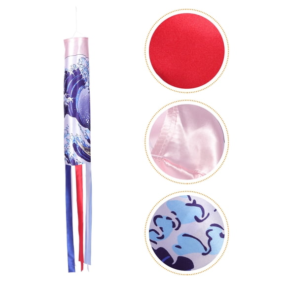 LEORX Garden Flag Decorations Carp Decorative Flag Multi Colored 1Pack 55.1x5.1in