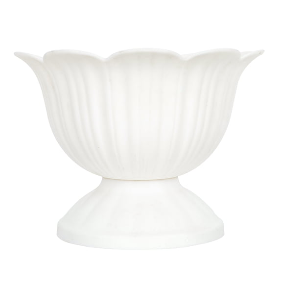 LEORX White Plastic Wedding Decorative Planter Roman Style Outdoor Flower Pot