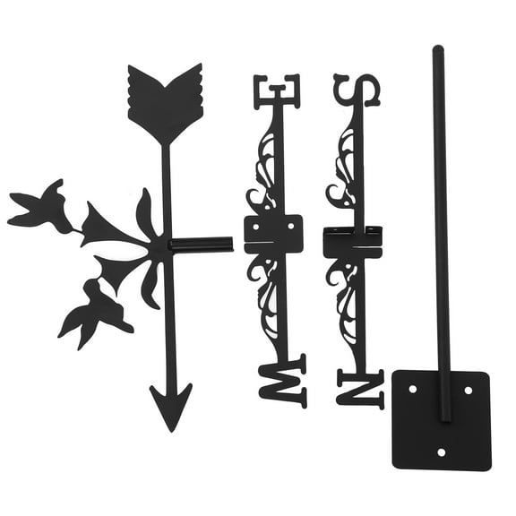 LEORX Garden Weathervane Wind Direction Indicator Decorative 1Set