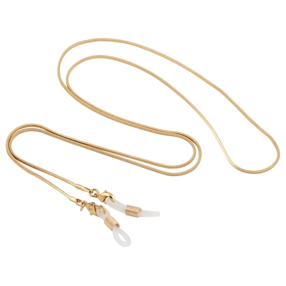 LEORX Glasses Sports Strap Eyeglass Chain Adjustable Golden 1Set Daily Use