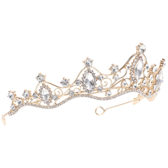 LEORX Goddess Crown Bridal Headband Elegant Style Zinc Alloy For Parties 1 Piece