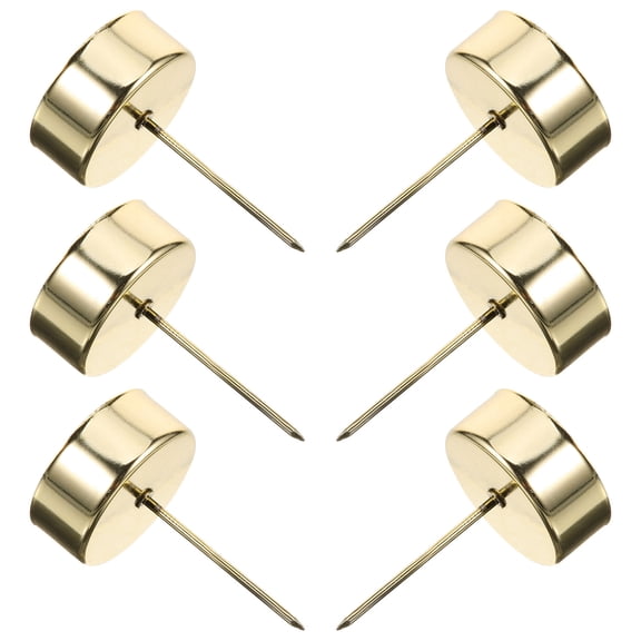 LEORX Golden Iron Candleholders 6Pcs with Pointed Tips for Simple and Stylish Christmas Decor