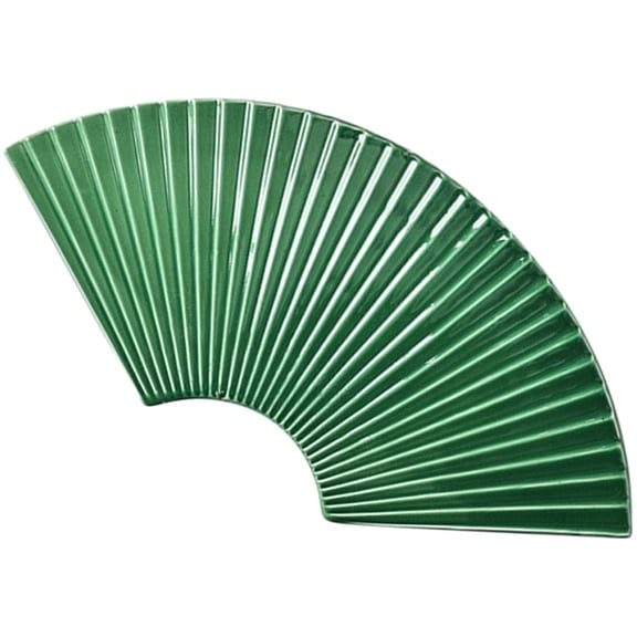 LEORX Green Ceramic Sushi Plate for Home Use and Easy to Clean Perfect for Sushi and Appetizers 10.2 inches