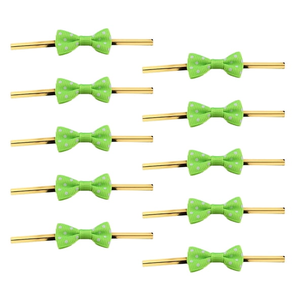 LEORX 100Pcs Green Sealing Ties Ribbon for Holiday Presents and Baking Package Wrapping