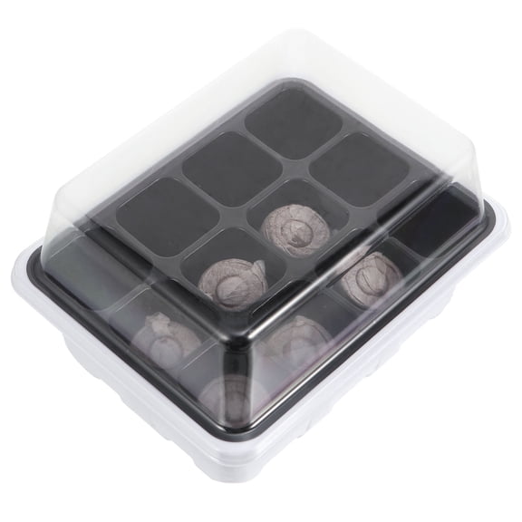 LEORX Growing Trays Drainage 12pcs Gardening Trays Root Friendly Seedling Boxes For Greenhouse